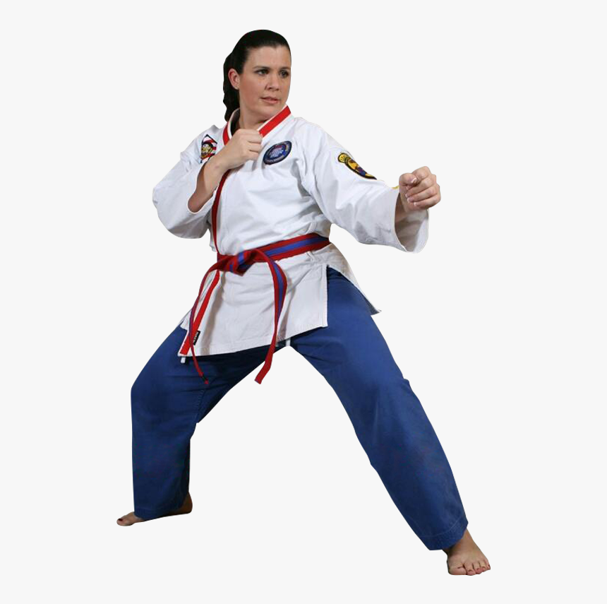 Woman In A Martial Arts Stance, HD Png Download, Free Download
