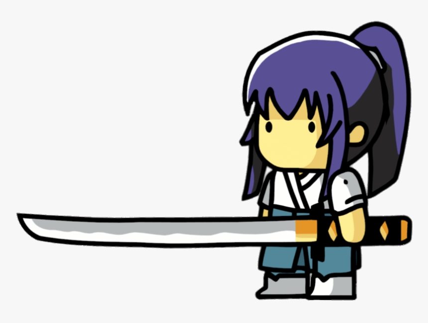 Scribblenauts Female Martial Arts Fighter - Scribblenauts Samurai, HD Png Download, Free Download