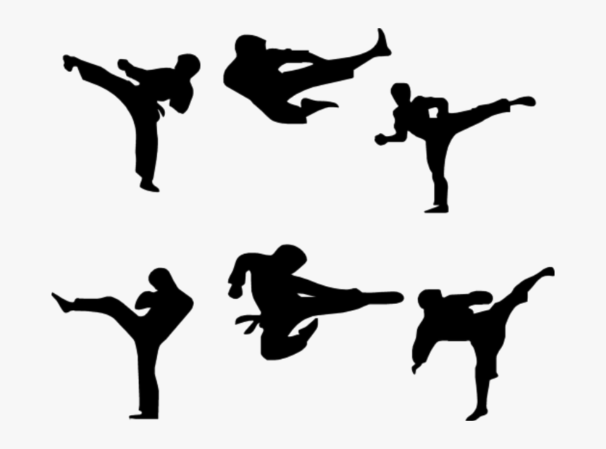 Martial Arts Program - Siluet Pencak Silat Png, Transparent Png, Free Download