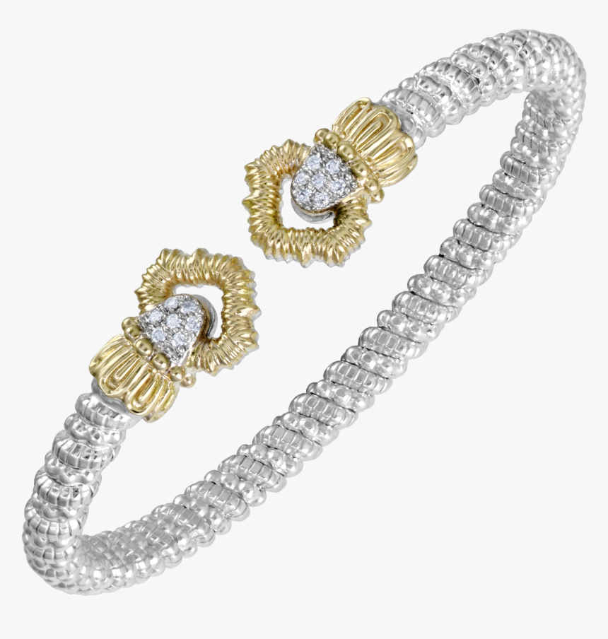 Diamond Petite Crown Open Cuff By Vahan, HD Png Download, Free Download