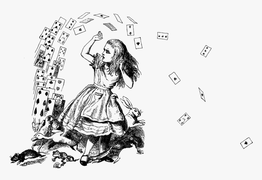 Alice"s Adventures In Wonderland Through The Looking-glass, - Sir John Tenniel Alice In Wonderland, HD Png Download, Free Download