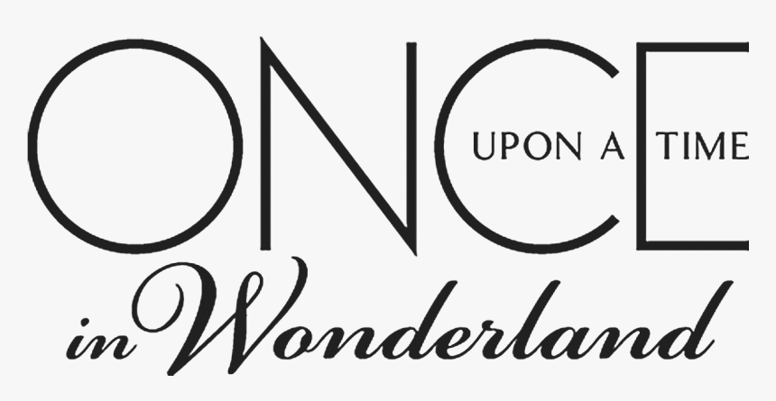 Logo Wonderland-bw - Once Upon A Time In Wonderland Logo, HD Png Download, Free Download