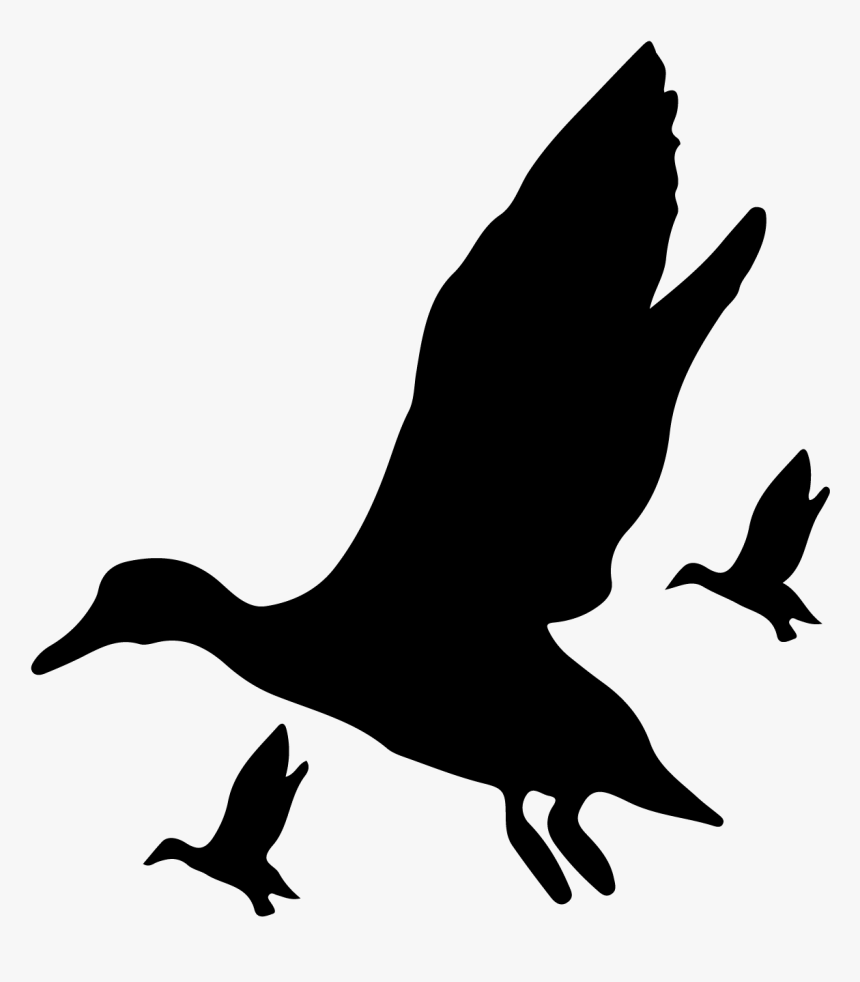 Transparent Duck Hunt Duck Png - Silhouette, Png Download, Free Download