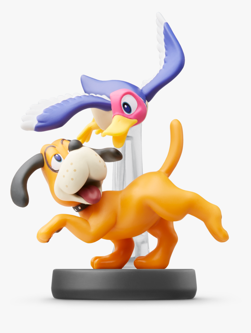 Amiibo/duck Hunt , Png Download - Super Smash Bros Duck Hunt Amiibo, Transparent Png, Free Download