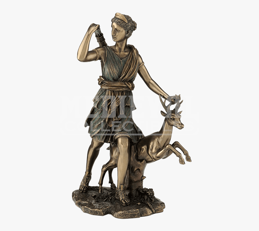 Transparent Roman Statues Png - Artemis Greek Goddess Statue, Png Download, Free Download