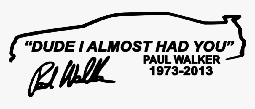 Paul Walker Sticker Bmw, HD Png Download, Free Download