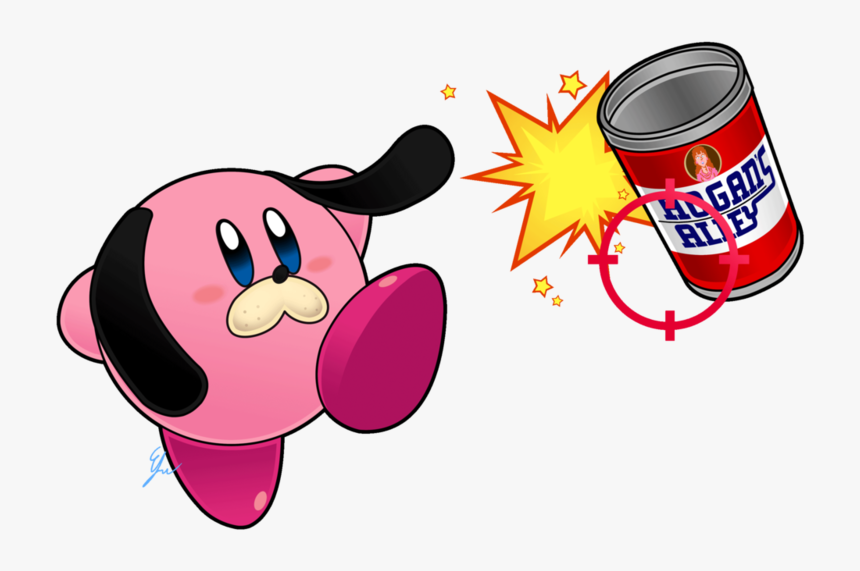 Pink Star Kirby Hunt Duck Allies Super - Kirby Duck Hunt, HD Png Download, Free Download