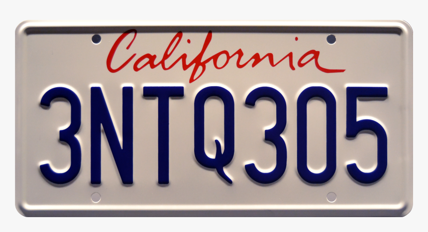 California License Plate, HD Png Download, Free Download