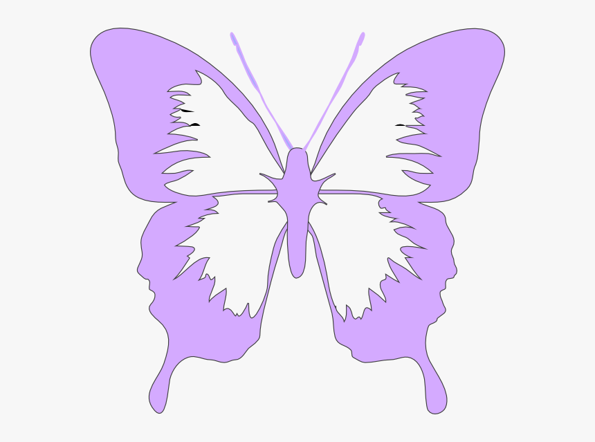 Purple And Pink Butterfly Clipart, HD Png Download, Free Download