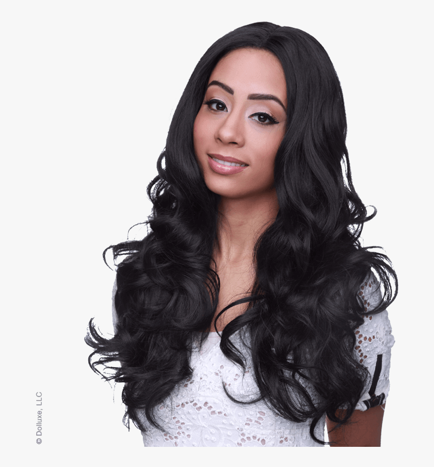 Lace Front Royale Black Wig - Lace Wig, HD Png Download, Free Download
