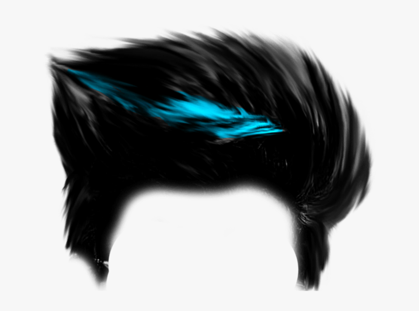 #blue #black #wig #hair #boycut #mens #hair #wild #colorful, HD Png Download, Free Download