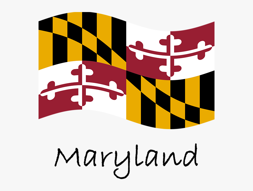 Bleed Area May Not Be Visible - Maryland State Flag, HD Png Download, Free Download