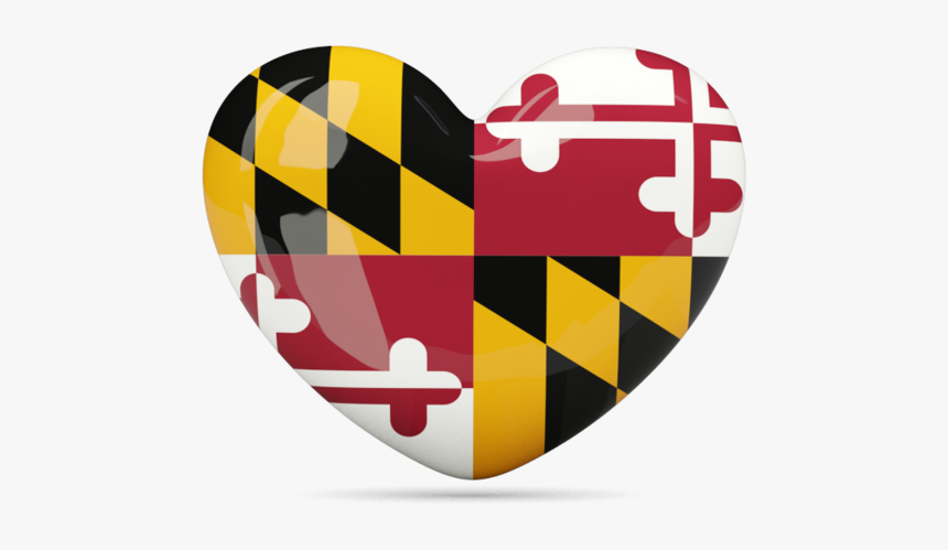 Download Flag Icon Of Maryland - Black Yellow Red And White Flag, HD Png Download, Free Download