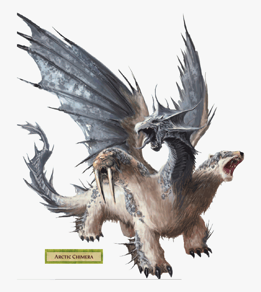 Chimera Png Transparent Images - Dungeons And Dragons Chimera, Png Download, Free Download