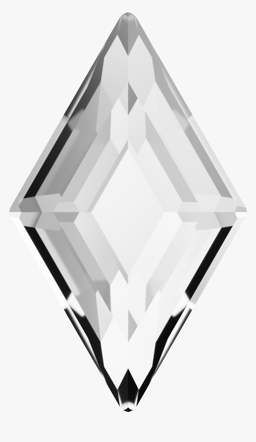 Transparent White Diamond Png - Blue Diamond Shaped Crystal, Png Download, Free Download