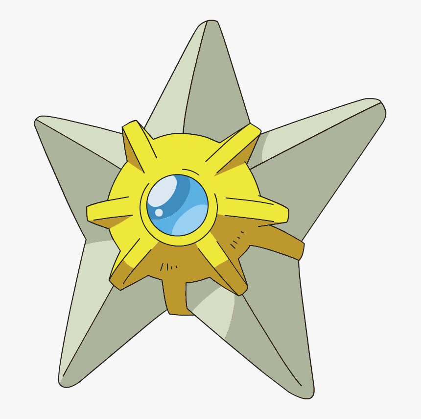 120 Staryu Ag Shiny - Evolved Shiny Staryu, HD Png Download, Free Download