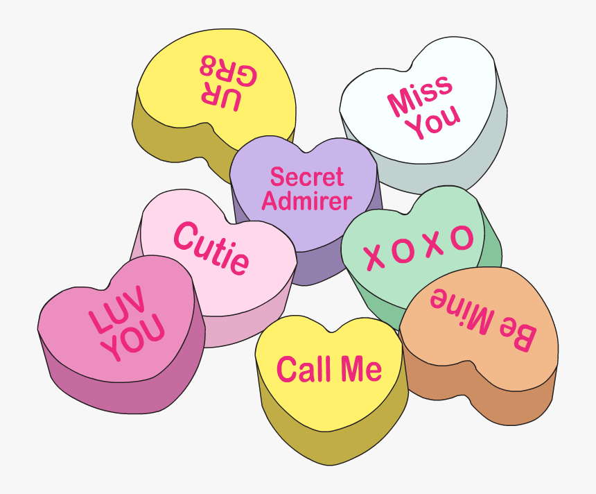 Transparent Conversation Hearts Png - Heart, Png Download, Free Download