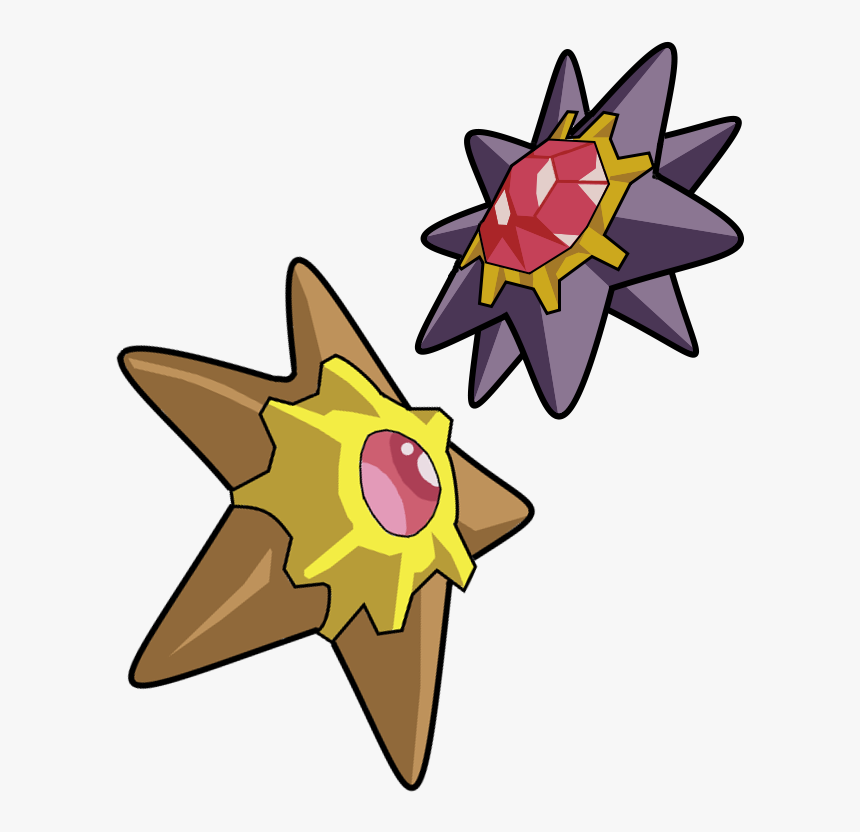 Pokemon Staryu Starmie, HD Png Download, Free Download