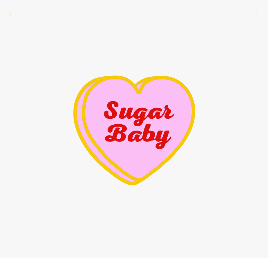 Sugar Baby Candy Hearts Pin - Sugar Baby Png, Transparent Png, Free Download