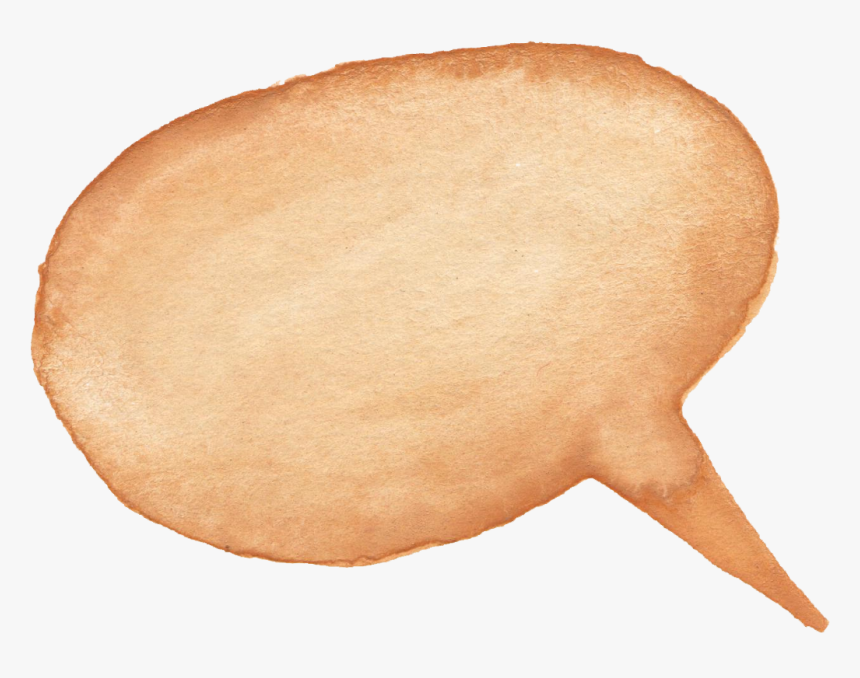 Watercolor Yellow Speech Bubble, HD Png Download, Free Download