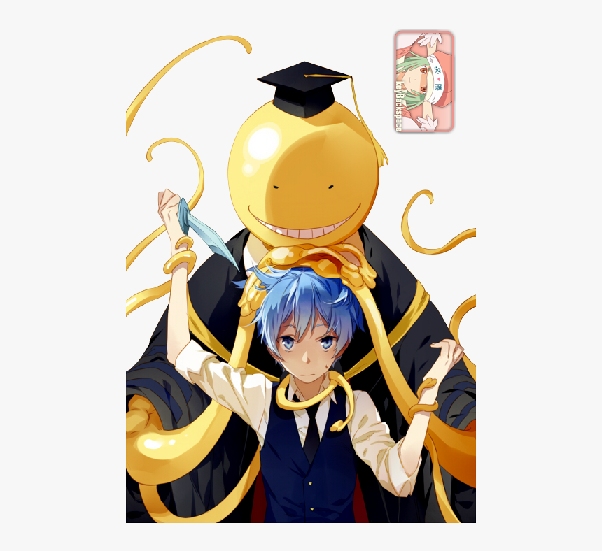 Transparent Koro Sensei Png - Assassination Classroom Koro Sensei And Nagisa, Png Download, Free Download