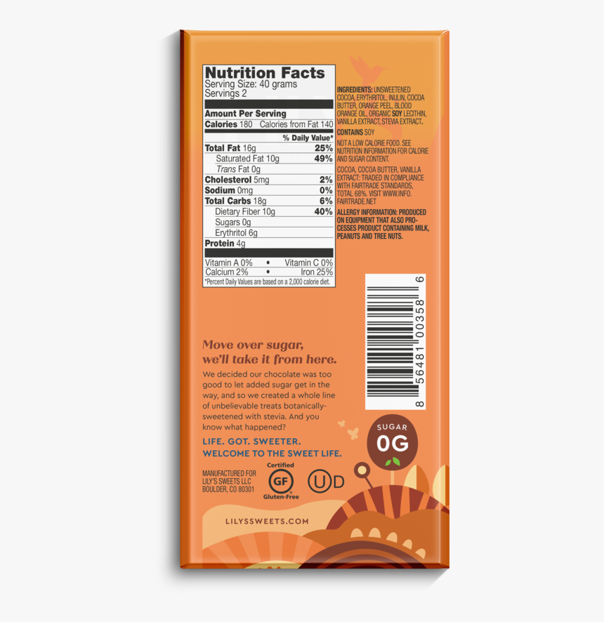 Transparent Blood Trail Png - Lily's Chocolate Bar Nutrition, Png Download, Free Download