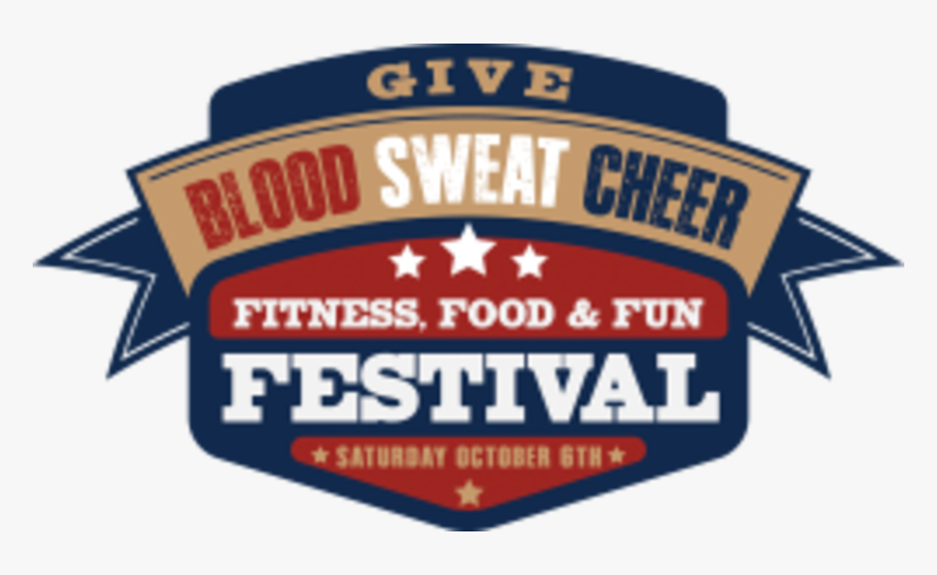 Blood Sweat Cheer 5k Trail Run & Kids Fun Run - Label, HD Png Download, Free Download