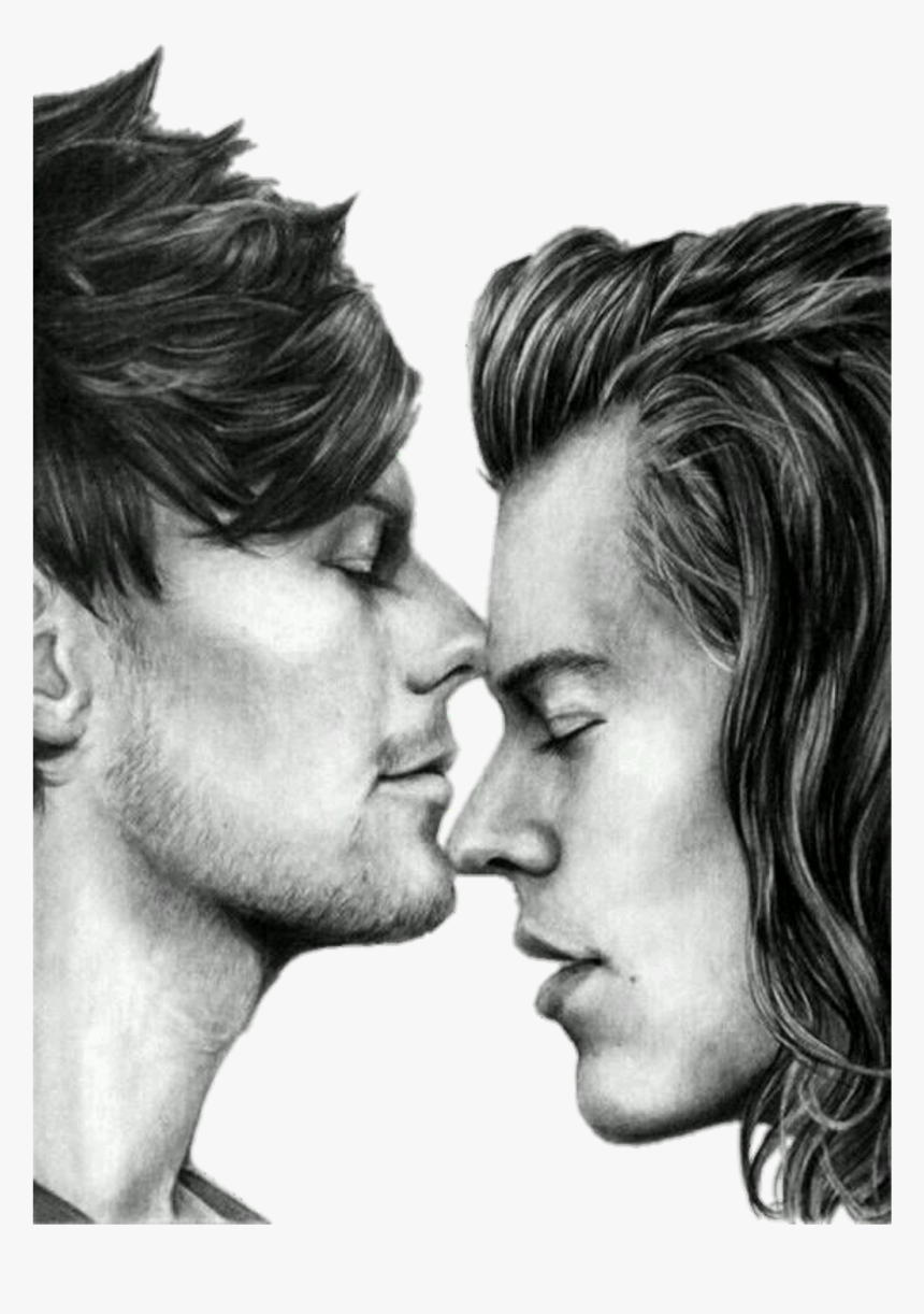 Larry Stylinson Realistic Drawings , Png Download - Louis Tomlinson Realistic Drawing, Transparent Png, Free Download