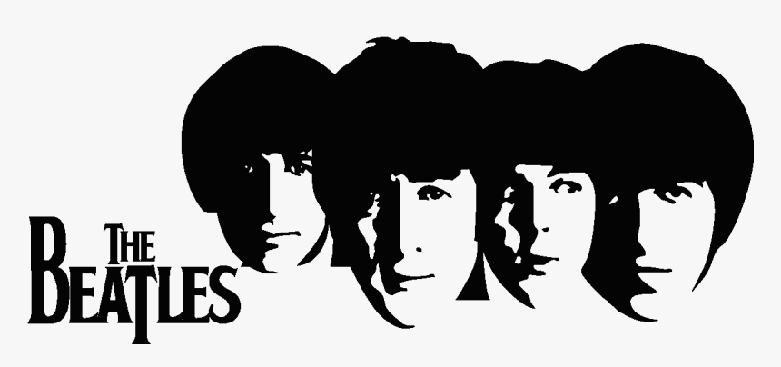 Transparent John Lennon Clipart - Beatles Silhouette Png, Png Download, Free Download
