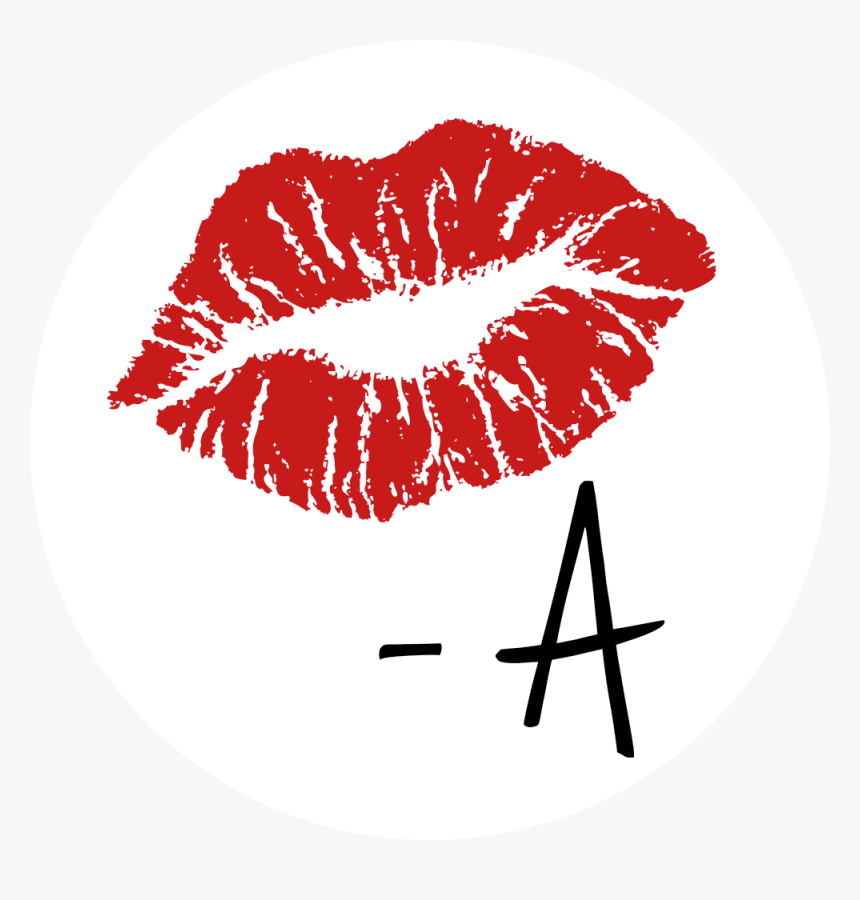 Transparent Alison Dilaurentis Png - Clip Art Kiss Black And White Lips, Png Download, Free Download