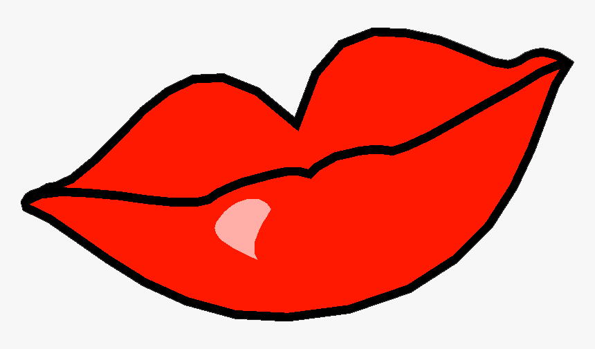 Cartoon With Big Lips - Lips Clip Art, HD Png Download, Free Download