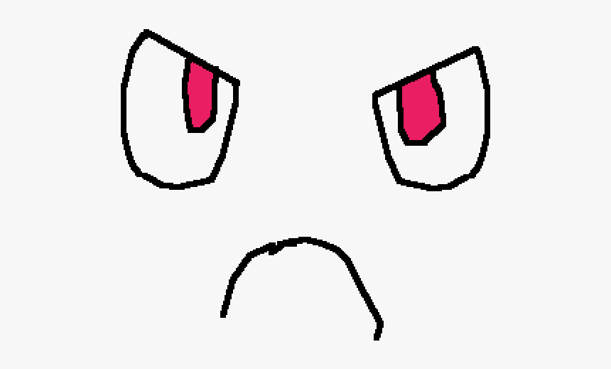 Transparent Angry Roblox Face