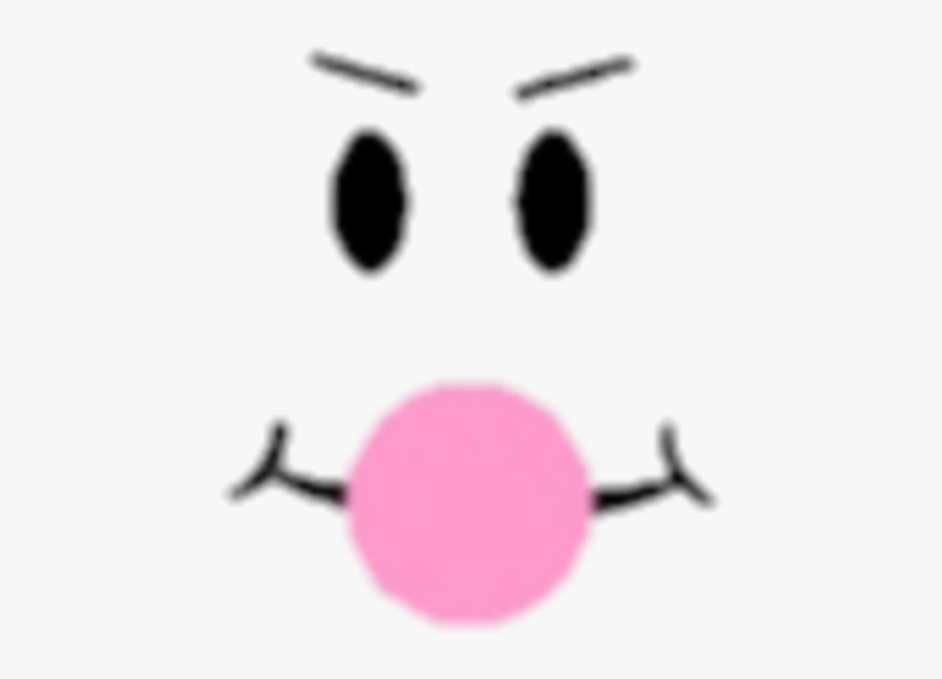 Roblox Face Picsart Roblox Bubble Gum Face Hd Png Download Kindpng - roblox faces pictures