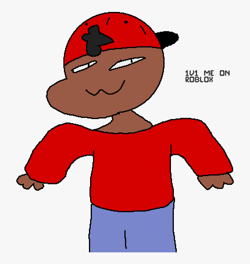 Roblox Head Png -1v1 Me On Roblox - Cartoon, Transparent Png, Free Download