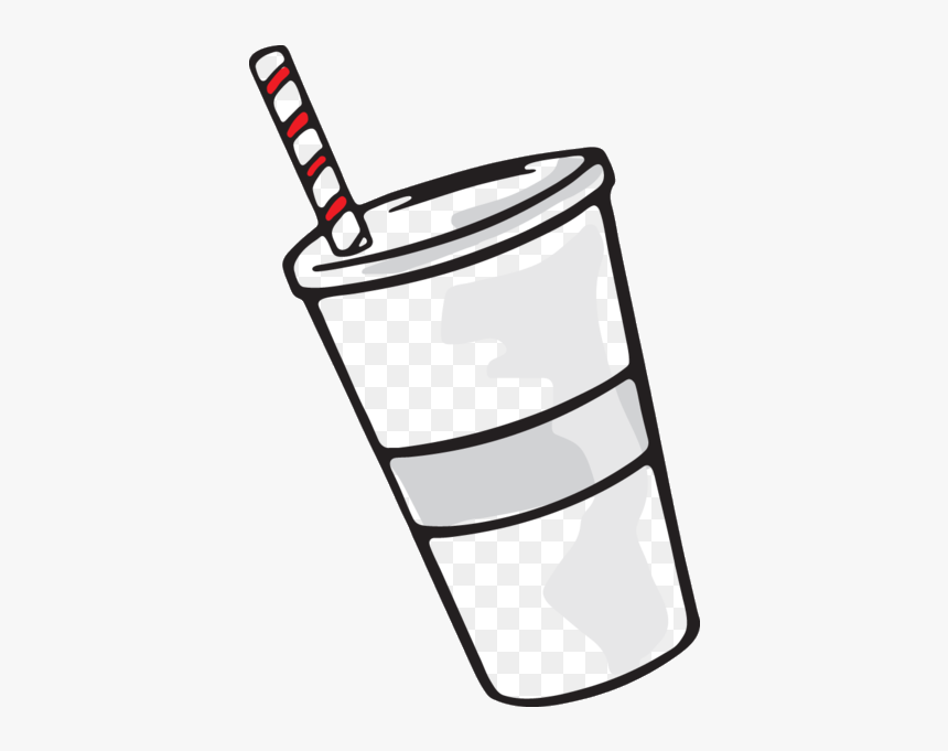 Soda Cup Clip Art From Clipart Black And White Transparent - Soda Cup Clipart, HD Png Download, Free Download