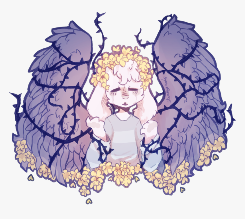 Flowers By Skimmywolf <<<flowers And Asriel - Illustration, HD Png Download, Free Download