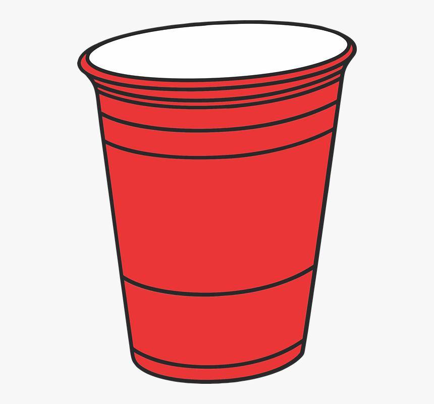 Drink, Empty, Container, Liquid, Glass, Solo Cup, Beer - Red Solo Cup Png, Transparent Png, Free Download