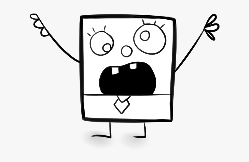 Transparent Doodlebob Png - Doodlebob Black And White, Png Download, Free Download