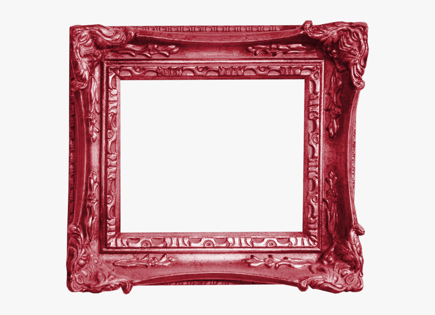 Old Red Picture Frame Png, Transparent Png, Free Download