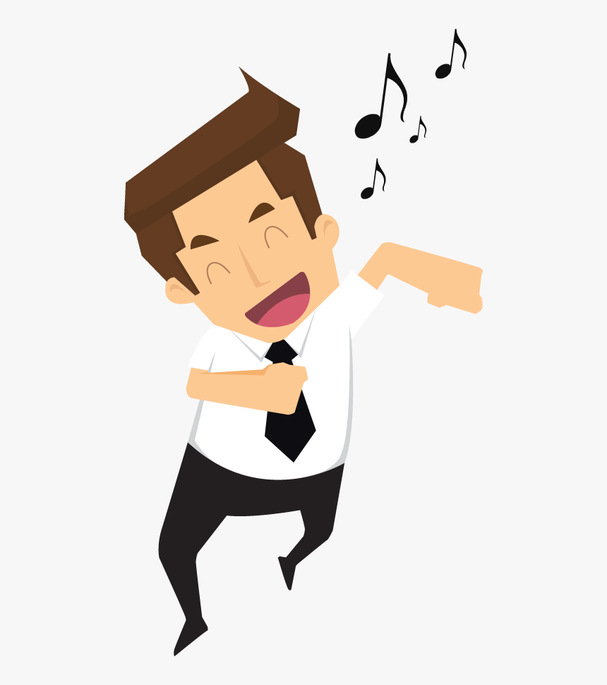 Rushing And Singing Designshop - Good Humored, HD Png Download, Free Download