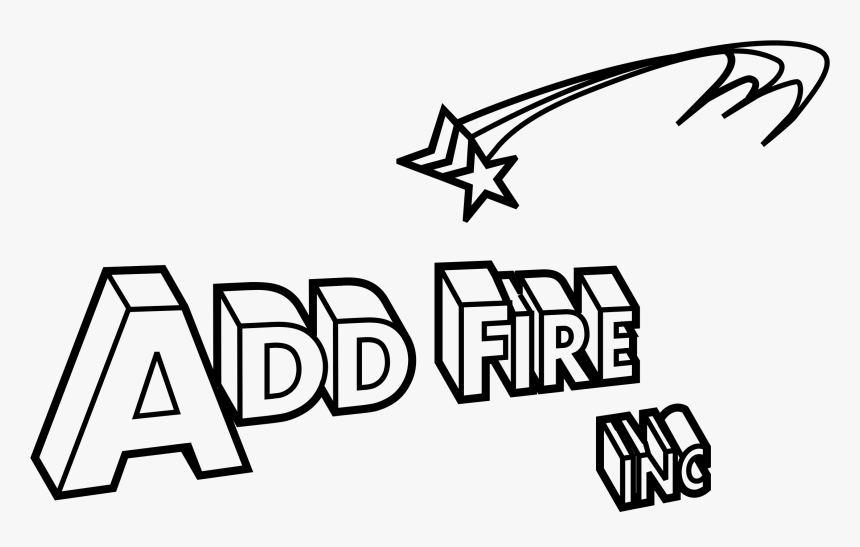 Add Fire, Inc 01 Logo Png Transparent - Calligraphy, Png Download, Free Download