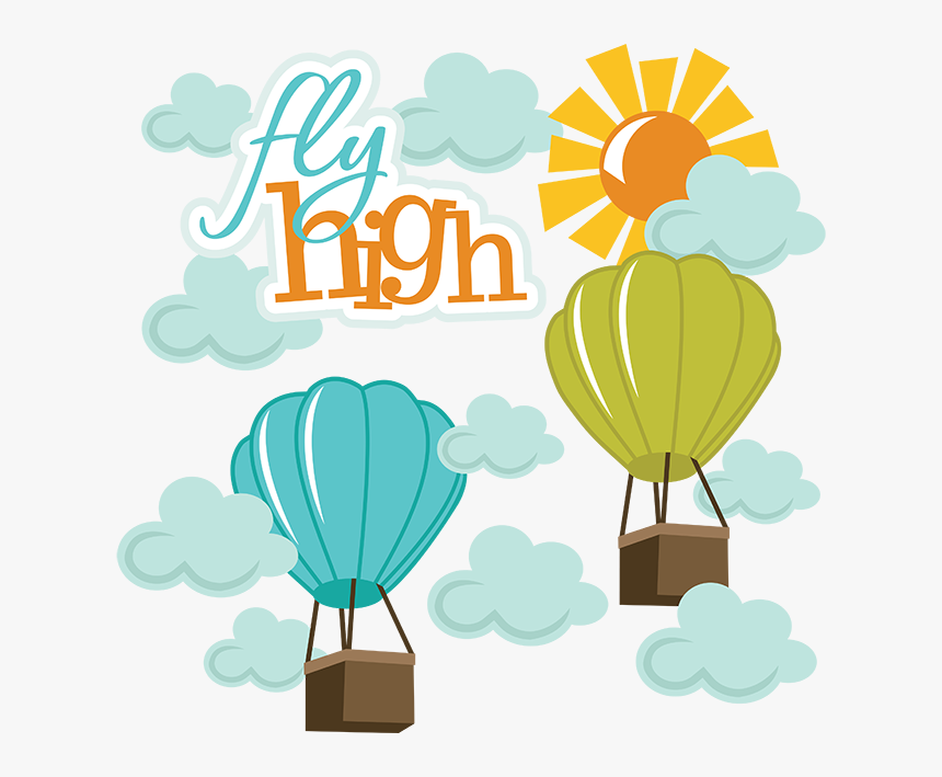 Flying Balloon High Clipart, HD Png Download, Free Download