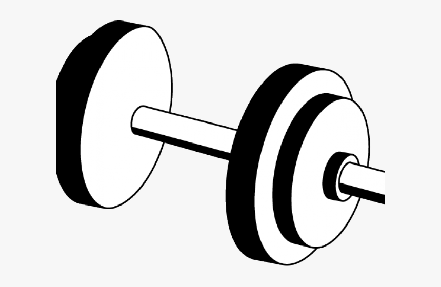 dumbbell clipart black