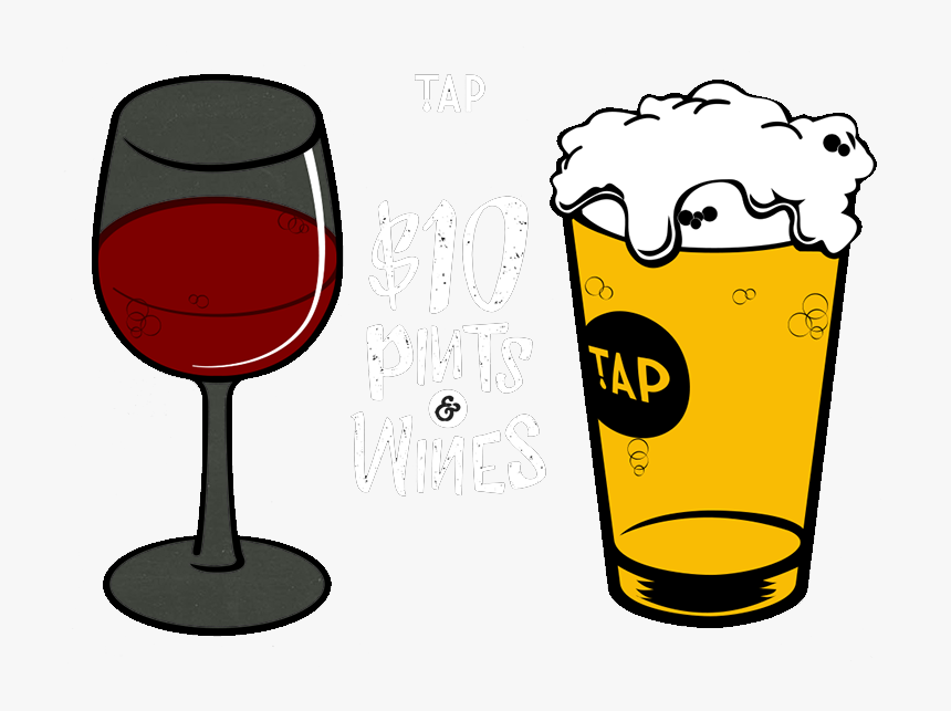 Tap Craft Singapore Never - Clipart Wine Glass Bar, HD Png Download, Free Download
