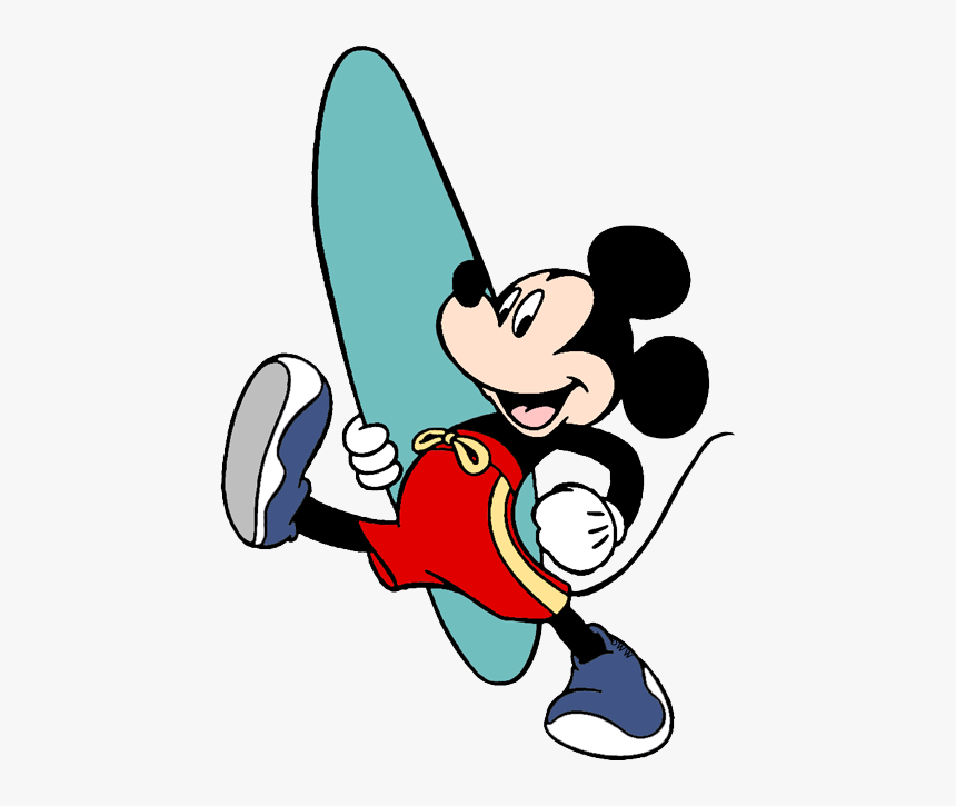 Mickey Mouse Summer Coloring Pages, HD Png Download, Free Download
