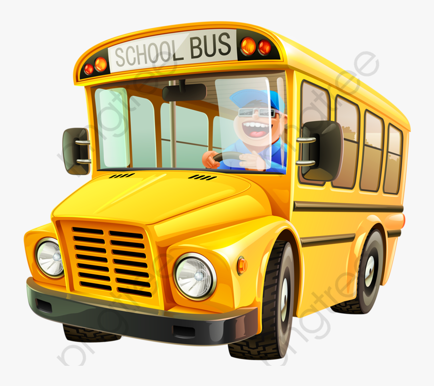 Driver Png Transparent Category - Vector Image Of School Bus, Png Download, Free Download