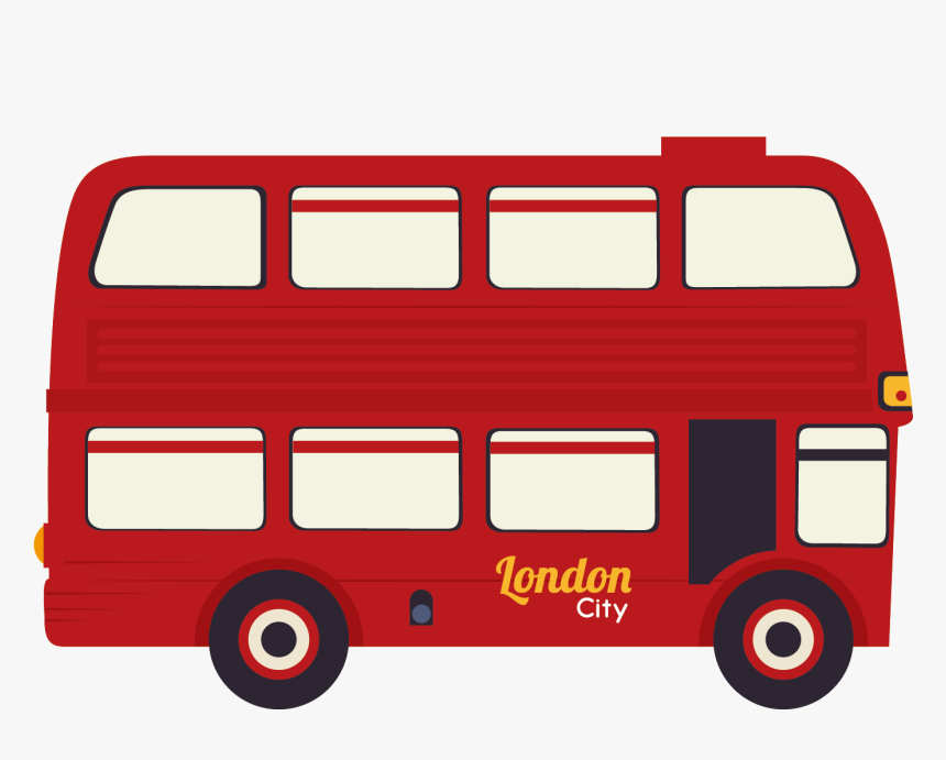 Transparent Bus Clipart Free - Double Decker Bus Emoji, HD Png Download, Free Download