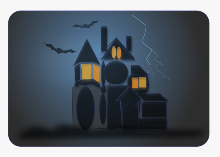 Haunted House Iphone Icon Svg Clip Arts - Haunted House Clipart, HD Png Download, Free Download