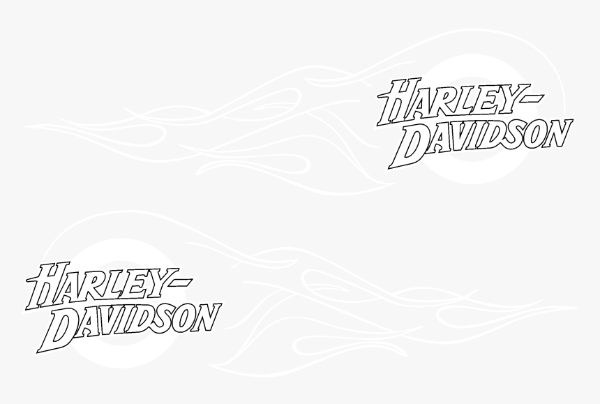Transparent White Flame Png - Harley Davidson Fire Flame Logo, Png Download, Free Download