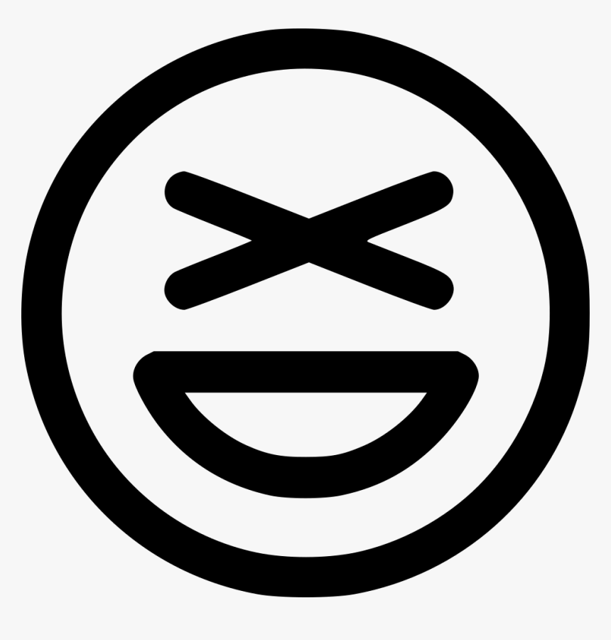 Lol - Black And White Laughing Icon, HD Png Download, Free Download